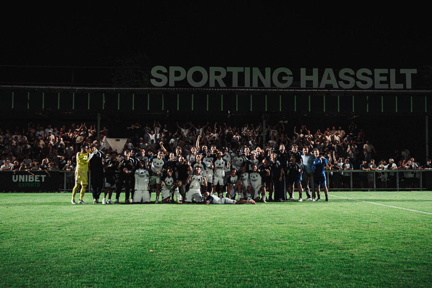 foto met supporters
